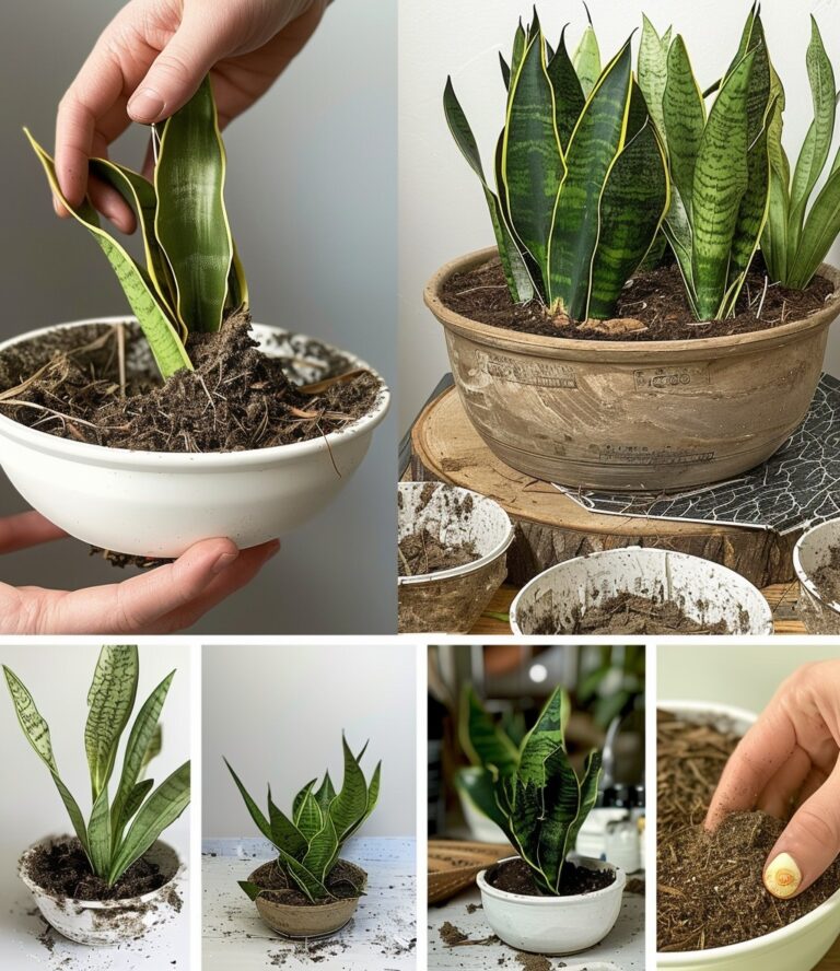 Healthy St. George Sword plant with long, vibrant green leaves and yellow edges, displayed in a pot indoors, with cinnamon powder used for propagation to accelerate growth.