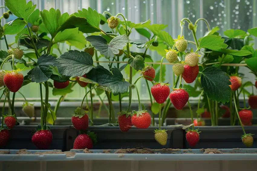 High-quality soil for strawberries